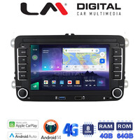 LM Digital - LM Q8004 GPS Οθόνη OEM Multimedia Αυτοκινήτου για VW All (CarPlay/AndroidAuto/BT/GPS/WIFI/GPRS) electriclife