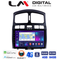 LM Digital - LM ZC8317 GPS Οθόνη OEM Multimedia Αυτοκινήτου για Hyundai Santa Fe 2000 > 2006 (CarPlay/AndroidAuto/BT/GPS/WIFI/GPRS) electriclife