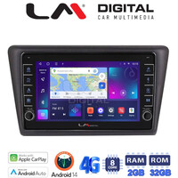LM Digital - LM ZG8327 GPS Οθόνη OEM Multimedia Αυτοκινήτου για Skoda Rapid Spaceback 2014 > (CarPlay/AndroidAuto/BT/GPS/WIFI/GPRS) electriclife