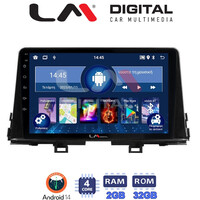 LM Digital - LM ZL4796 GPS Οθόνη OEM Multimedia Αυτοκινήτου για Kia Piccanto 2021> (BT/GPS/WIFI/GPRS) electriclife