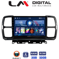 LM Digital - LM ZL4996 GPS Οθόνη OEM Multimedia Αυτοκινήτου για Citroen C5 AirCross 2017 > 2021 (BT/GPS/WIFI/GPRS) electriclife