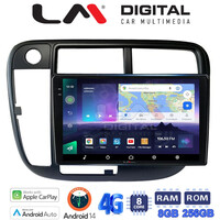 LM Digital - LM ZQ8377 GPS Οθόνη OEM Multimedia Αυτοκινήτου για Honda Civic 1999 > 2001 (CarPlay/AndroidAuto/BT/GPS/WIFI/GPRS) electriclife