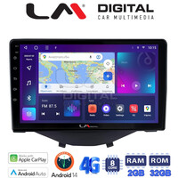 LM Digital - LM ZR8564B GPS Οθόνη OEM Multimedia Αυτοκινήτου για Toyota Aygo 2014 > Citroen C1 2014 > Peugeot 107 2014 > (CarPlay/AndroidAuto/BT/GPS/WIFI/GPRS) electriclife
