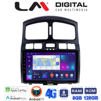 LM Digital - LM ZT8317 GPS Οθόνη OEM Multimedia Αυτοκινήτου για Hyundai Santa Fe 2000 > 2006 (CarPlay/AndroidAuto/BT/GPS/WIFI/GPRS) electriclife