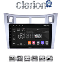 CLARION GL71084S Οθόνη OEM Multimedia Αυτοκινήτου για Τoyota Yaris 2006 > 2011 (CarPlay/AndroidAuto/BT/GPS/WIFI/GPRS) electriclife