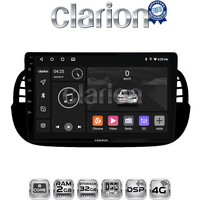 CLARION GL71315B Οθόνη OEM Multimedia Αυτοκινήτου για Fiat 500 2007 > 2016 (CarPlay/AndroidAuto/BT/GPS/WIFI/GPRS) electriclife