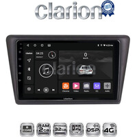 CLARION GL71327 Οθόνη OEM Multimedia Αυτοκινήτου για Skoda Rapid Spaceback 2014 > (CarPlay/AndroidAuto/BT/GPS/WIFI/GPRS) electriclife