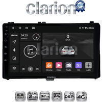 CLARION GL71418 Οθόνη OEM Multimedia Αυτοκινήτου για Toyota Auris '15> & Corolla '17-'19 (CarPlay/AndroidAuto/BT/GPS/WIFI/GPRS) electriclife