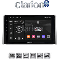 CLARION GL71572 Οθόνη OEM Multimedia Αυτοκινήτου για TOYOTA RAV 4  2019 >  (CarPlay/AndroidAuto/BT/GPS/WIFI/GPRS) electriclife