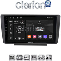 CLARION GL72007 Οθόνη OEM Multimedia Αυτοκινήτου για Skoda Octavia 5 2005 > 2012 (CarPlay/AndroidAuto/BT/GPS/WIFI/GPRS) electriclife