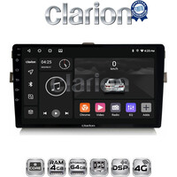 CLARION GL72028 Οθόνη OEM Multimedia Αυτοκινήτου για Toyota Auris 2007 > 2012  (CarPlay/AndroidAuto/BT/GPS/WIFI/GPRS) electriclife