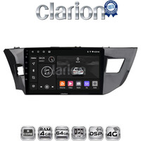 CLARION GL72126 Οθόνη OEM Multimedia Αυτοκινήτου για TOYOTA COROLLA 2013>2016 (CarPlay/AndroidAuto/BT/GPS/WIFI/GPRS) electriclife