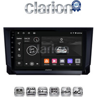 CLARION GL72222 Οθόνη OEM Multimedia Αυτοκινήτου για Seat Ibiza - Arona 2018> (CarPlay/AndroidAuto/BT/GPS/WIFI/GPRS) electriclife