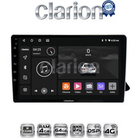 CLARION GL72310 Οθόνη OEM Multimedia Αυτοκινήτου για AUDI A4 2008 > 2013  (CarPlay/AndroidAuto/BT/GPS/WIFI/GPRS) electriclife