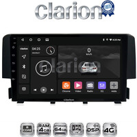 CLARION GL72941 Οθόνη OEM Multimedia Αυτοκινήτου για HONDA CIVIC 2016> (CarPlay/AndroidAuto/BT/GPS/WIFI/GPRS) electriclife