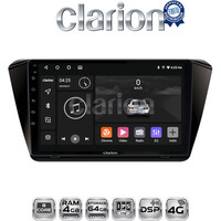 CLARION GL72983 Οθόνη OEM Multimedia Αυτοκινήτου για SK SUPERB 2016> (CarPlay/AndroidAuto/BT/GPS/WIFI/GPRS) electriclife
