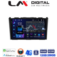 LM ZS8009 GPS Οθόνη OEM Multimedia Αυτοκινήτου για HONDA CRV 2005>2012 (CarPlay/AndroidAuto/BT/GPS/WIFI/GPRS) electriclife