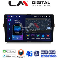 LM ZS8028B GPS Οθόνη OEM Multimedia Αυτοκινήτου για Toyota Auris 2007 > 2012 (CarPlay/AndroidAuto/BT/GPS/WIFI/GPRS) electriclife