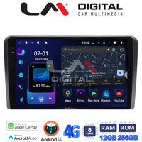 LM ZS8050 GPS Οθόνη OEM Multimedia Αυτοκινήτου για AUDI A4 (8E) 2001>2008 (CarPlay/AndroidAuto/BT/GPS/WIFI/GPRS) electriclife