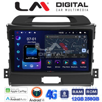 LM ZS8074 GPS Οθόνη OEM Multimedia Αυτοκινήτου για KIA SPORTAGE 2010>2015 (CarPlay/AndroidAuto/BT/GPS/WIFI/GPRS) electriclife