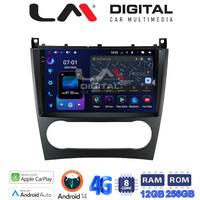 LM ZS8093 GPS Οθόνη OEM Multimedia Αυτοκινήτου για MERCEDES C class (W203) – CLC  2004>2008 (CarPlay/AndroidAuto/BT/GPS/WIFI/GPRS) electriclife