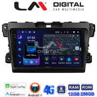 LM ZS8097 GPS Οθόνη OEM Multimedia Αυτοκινήτου για MAZDA CX7 2006> (CarPlay/AndroidAuto/BT/GPS/WIFI/GPRS) electriclife