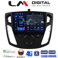 LM ZS8150 GPS Οθόνη OEM Multimedia Αυτοκινήτου για FORD FOCUS 2015>2018 (CarPlay/AndroidAuto/BT/GPS/WIFI/GPRS) electriclife