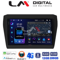LM ZS8180 GPS Οθόνη OEM Multimedia Αυτοκινήτου για SUZUKI SWIFT 2016> (CarPlay/AndroidAuto/BT/GPS/WIFI/GPRS) electriclife