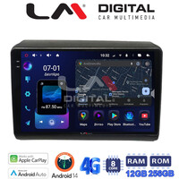 LM ZS8194 GPS Οθόνη OEM Multimedia Αυτοκινήτου για Fiat Ducato - Citroen Jumper - Peugeot Partner 2012> (CarPlay/AndroidAuto/BT/GPS/WIFI/GPRS) electriclife