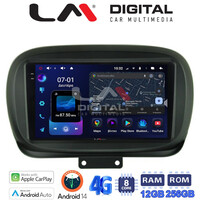 LM ZS8199 GPS Οθόνη OEM Multimedia Αυτοκινήτου για FIAT 500X 2014> (CarPlay/AndroidAuto/BT/GPS/WIFI/GPRS) electriclife