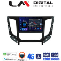 LM ZS8230 GPS Οθόνη OEM Multimedia Αυτοκινήτου για Mitsubishi L200 2014 >Μόνο για αυτοκίνητα με Κλιματισμό (CarPlay/AndroidAuto/BT/GPS/WIFI/GPRS) electriclife