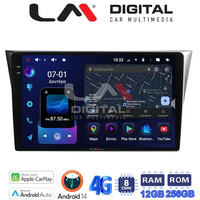 LM ZS8271 GPS Οθόνη OEM Multimedia Αυτοκινήτου για Subaru Impreza 2000 > 2007 (CarPlay/AndroidAuto/BT/GPS/WIFI/GPRS) electriclife