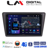 LM ZS8327 GPS Οθόνη OEM Multimedia Αυτοκινήτου για Skoda Rapid Spaceback 2014 > (CarPlay/AndroidAuto/BT/GPS/WIFI/GPRS) electriclife