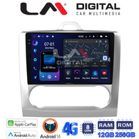 LM ZS8328 GPS Οθόνη OEM Multimedia Αυτοκινήτου για FORD FOCUS 2004>2012 (CarPlay/AndroidAuto/BT/GPS/WIFI/GPRS) electriclife