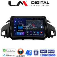 LM ZS8362 GPS Οθόνη OEM Multimedia Αυτοκινήτου για FORD KUGA 2013> & C-MAX 2011> (CarPlay/AndroidAuto/BT/GPS/WIFI/GPRS) electriclife