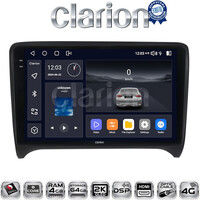 CLARION GL74078 Οθόνη OEM Multimedia Αυτοκινήτου για AUDI TT  2007 > 2014 (CarPlay/AndroidAuto/BT/GPS/WIFI/GPRS) electriclife