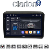 CLARION GL74194 Οθόνη OEM Multimedia Αυτοκινήτου για Fiat Ducato - Citroen Jumper - Peugeot Partner 2012> (CarPlay/AndroidAuto/BT/GPS/WIFI/GPRS) electriclife