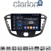 CLARION GL74366 Οθόνη OEM Multimedia Αυτοκινήτου για TRANSIT CUSTOM - TOURNEO CUSTOM 2013> (CarPlay/AndroidAuto/BT/GPS/WIFI/GPRS) electriclife