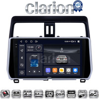 CLARION GL74400 Οθόνη OEM Multimedia Αυτοκινήτου για Toyota Land Cruiser 2019> (CarPlay/AndroidAuto/BT/GPS/WIFI/GPRS) electriclife