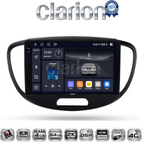 CLARION GL74455 Οθόνη OEM Multimedia Αυτοκινήτου για HYUNDAI i10 2008>2013 (CarPlay/AndroidAuto/BT/GPS/WIFI/GPRS) electriclife