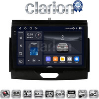 CLARION GL74576B Οθόνη OEM Multimedia Αυτοκινήτου για FORD RANGER 2015>2020 (CarPlay/AndroidAuto/BT/GPS/WIFI/GPRS) electriclife