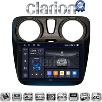 CLARION GL74657 Οθόνη OEM Multimedia Αυτοκινήτου για Dacia Dokker 2012 > (CarPlay/AndroidAuto/BT/GPS/WIFI/GPRS) electriclife