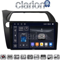 CLARION GL74744 Οθόνη OEM Multimedia Αυτοκινήτου για HONDA CIVIC 3/5D 2006-2012 (CarPlay/AndroidAuto/BT/GPS/WIFI/GPRS) electriclife