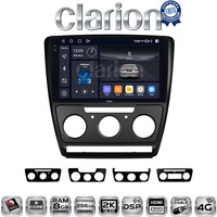 CLARION GL75005B Οθόνη OEM Multimedia Αυτοκινήτου για Skoda Octavia 2005 > 2012  (CarPlay/AndroidAuto/BT/GPS/WIFI/GPRS) electriclife