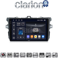CLARION GL75063 Οθόνη OEM Multimedia Αυτοκινήτου για TOYOTA COROLLA 2006>2012  (CarPlay/AndroidAuto/BT/GPS/WIFI/GPRS) electriclife
