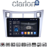CLARION GL75084S Οθόνη OEM Multimedia Αυτοκινήτου για Τoyota Yaris 2006 > 2011 (CarPlay/AndroidAuto/BT/GPS/WIFI/GPRS) electriclife