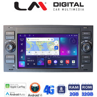 LM Digital - LM E8140 GPS Οθόνη OEM Multimedia Αυτοκινήτου για Ford Fiesta 2006 > 2008 (CarPlay/AndroidAuto/BT/GPS/WIFI/GPRS) electriclife