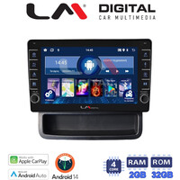 LM Digital - LM ZG4893 GPS Οθόνη OEM Multimedia Αυτοκινήτου για Opel Vivaro - Renault Trafic - Nissan Primastar 2010 > 2014 (CarPlay/AndroidAuto/BT/GPS/WIFI/GPRS) electriclife