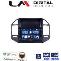 LM Digital - LM ZG4990 GPS Οθόνη OEM Multimedia Αυτοκινήτου για Mitsubishi Pajero 1999 > 2006 (CarPlay/AndroidAuto/BT/GPS/WIFI/GPRS) electriclife