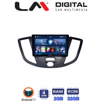 LM Digital - LM ZL4758 GPS Οθόνη OEM Multimedia Αυτοκινήτου για Ford Transit 2013 > 2018 (BT/GPS/WIFI/GPRS) electriclife